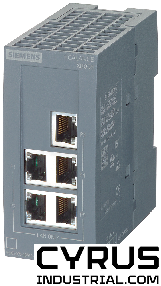 Products Siemens GK5005 OBA00 1AB2 SCALANCE XB005 Unmanaged