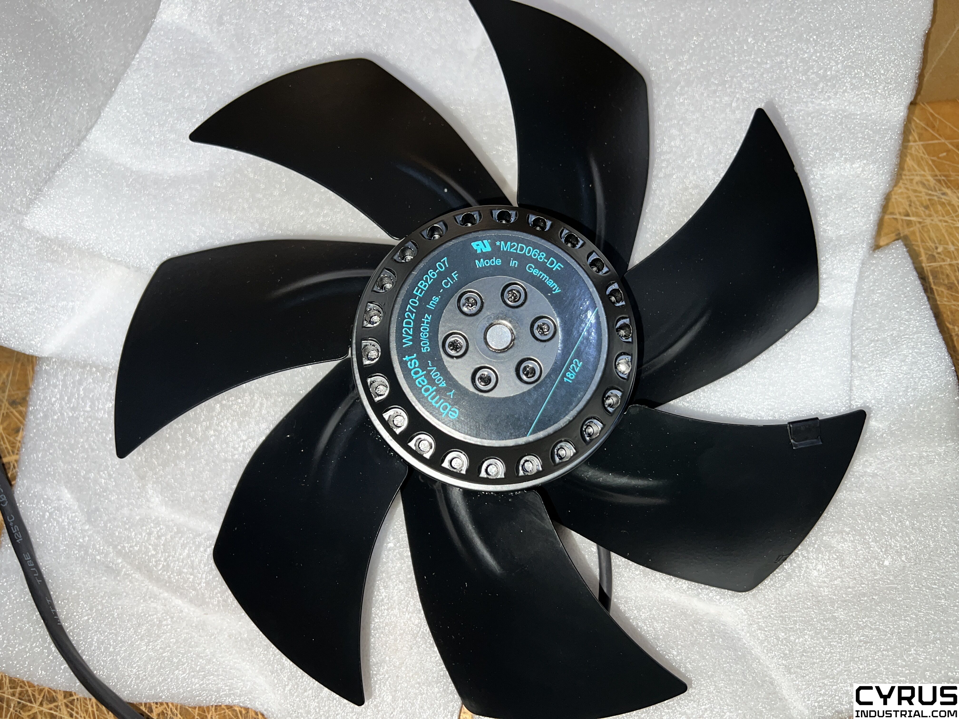 Products - Ebmpapst W2D270-EB26-07 [NO HOUSING] Axial fan 2800rpm 235W ...